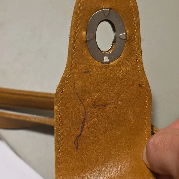 Coach Vintage Weston Bag 9021 RARE Camel Nickel Hardware - Picture 5 of 7